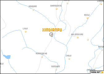 map of Xindianpu