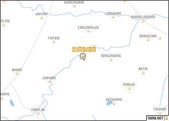 map of Xindian