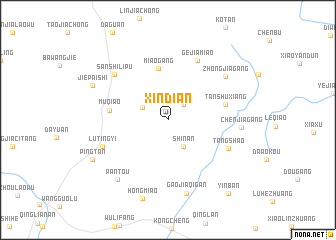 map of Xindian
