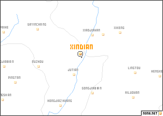 map of Xindian
