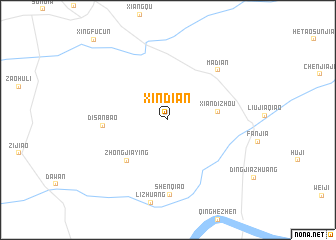 map of Xindian