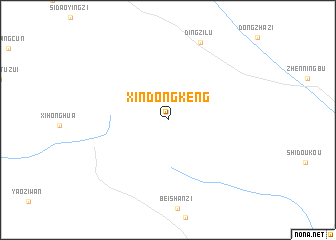 map of Xindongkeng