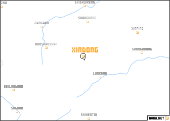 map of Xindong
