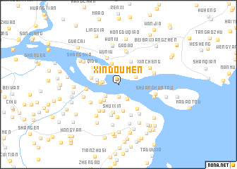 map of Xindoumen