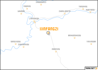 map of Xinfangzi