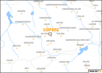 map of Xinfang