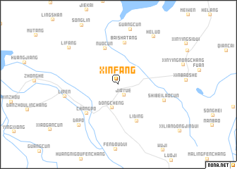 map of Xinfang