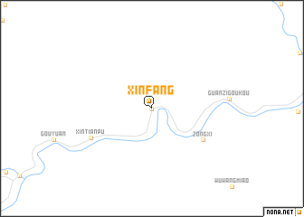 map of Xinfang