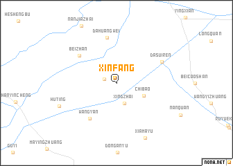 map of Xinfang