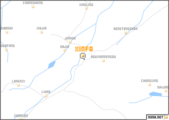 map of Xinfa
