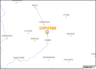 map of Xinfenba