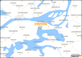 map of Xinfeng