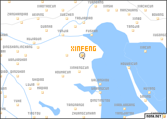 map of Xinfeng