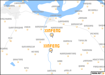 map of Xinfeng