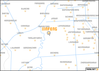 map of Xinfeng