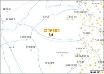 map of Xinfeng