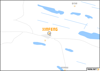 map of Xinfeng