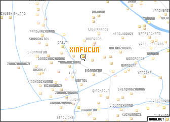 map of Xinfucun