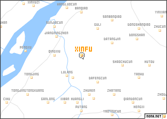 map of Xinfu