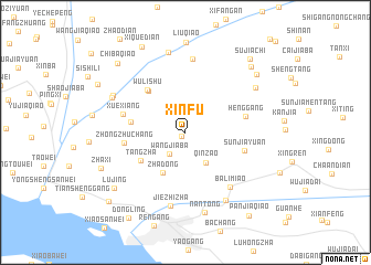 map of Xinfu