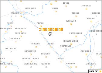 map of Xingangbian