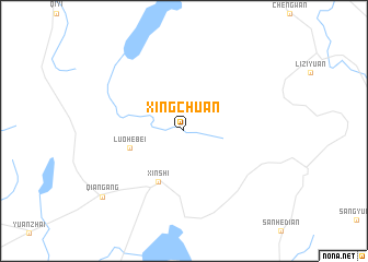 map of Xingchuan