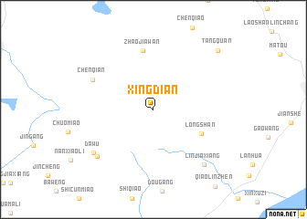 map of Xingdian