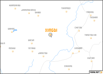 map of Xingdi
