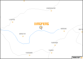 map of Xingfeng