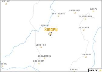 map of Xingfu
