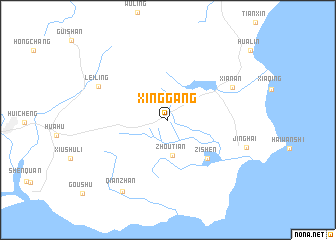 map of Xinggang