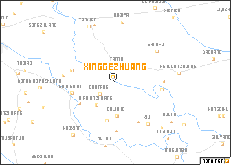 map of Xinggezhuang