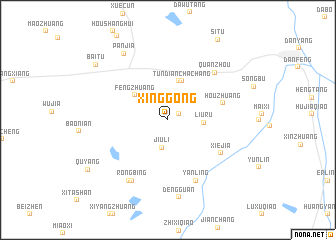 map of Xinggong