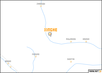 map of Xinghe