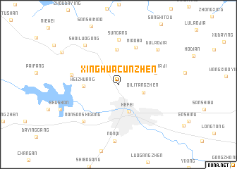 map of Xinghuacunzhen