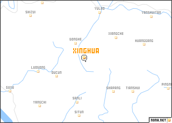 map of Xinghua