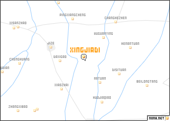map of Xingjiadi