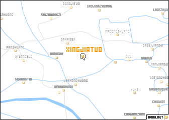 map of Xingjiatuo