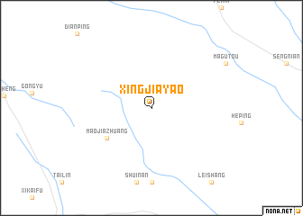 map of Xingjiayao