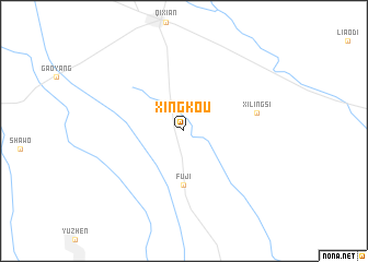 map of Xingkou