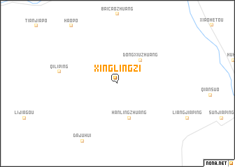 map of Xinglingzi