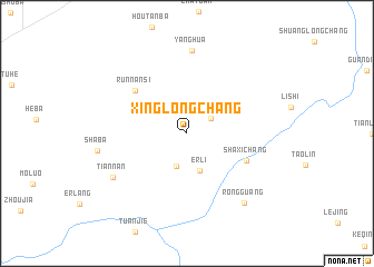 map of Xinglongchang