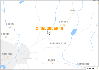 map of Xinglongshan