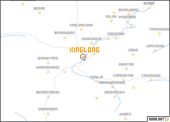 map of Xinglong