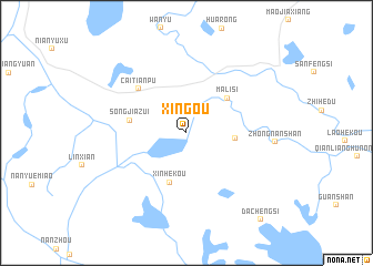 map of Xingou