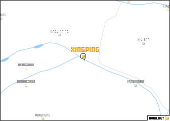 map of Xingping