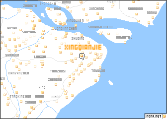 map of Xingqianjie