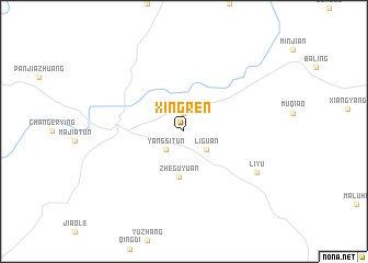 map of Xingren