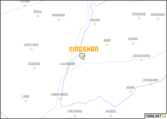 map of Xingshan