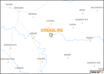 map of Xingwuling